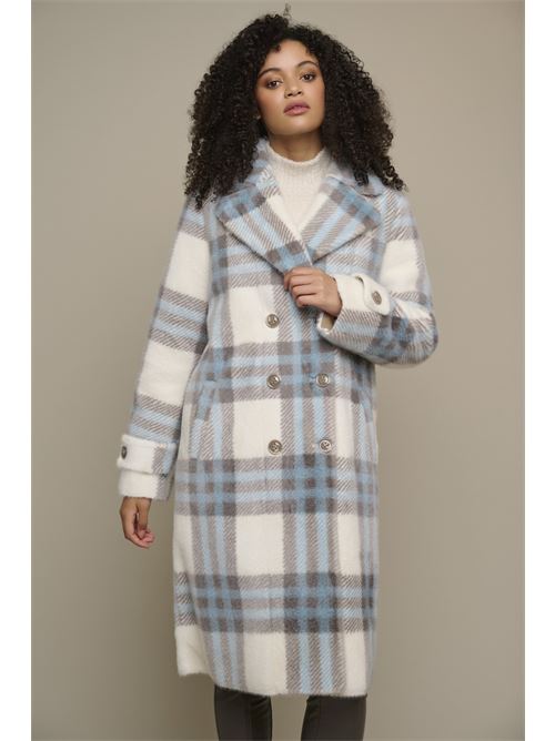 cappotto stampa quadri RINO & PELLE | RAKIA.7002310BLUE CHECKED